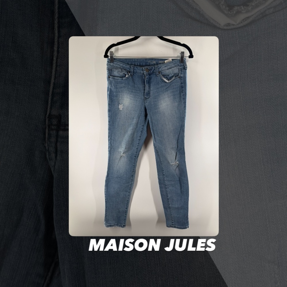 EUC Maison Jules Slim Boyfriend Jeans